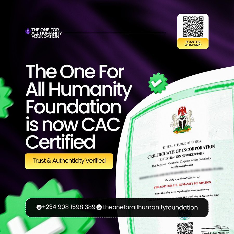 TOFAHF CAC Certificate of Incorporation