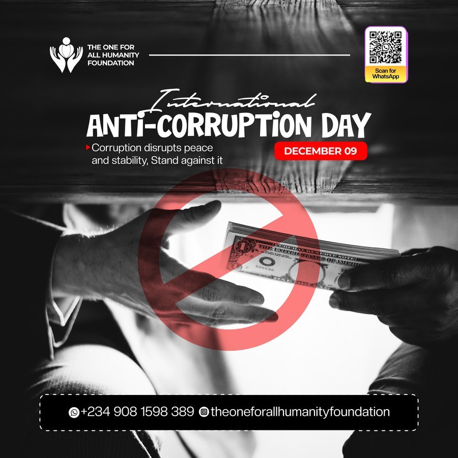International Anti-Corruption Day flyer