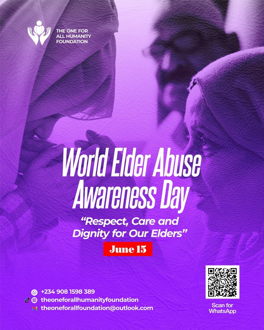 World Elder Abuse Awareness Day flyer