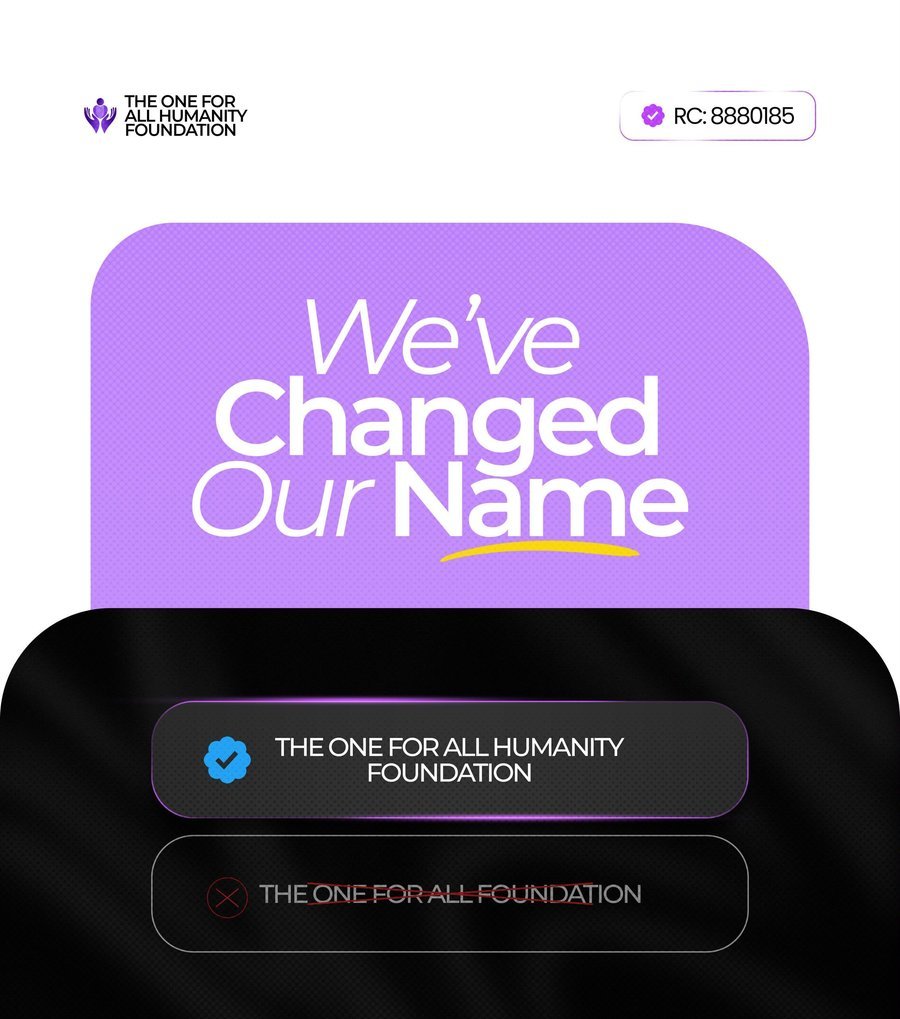 We've Changed Our Name notice