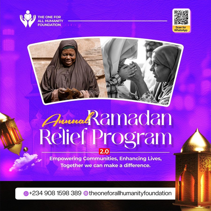 Annual Ramadan Relief Program 2.0 flyer