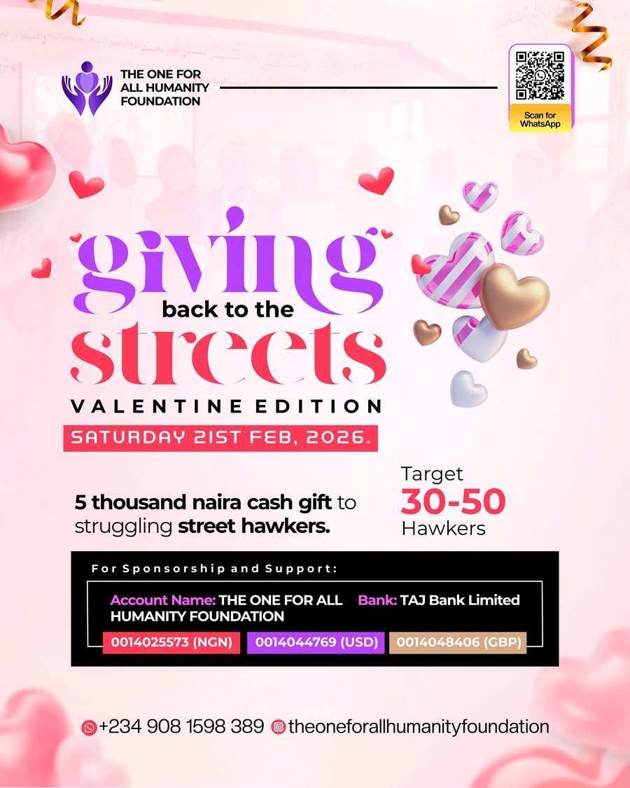 Giving Back to the Streets Valentine Edition flyer