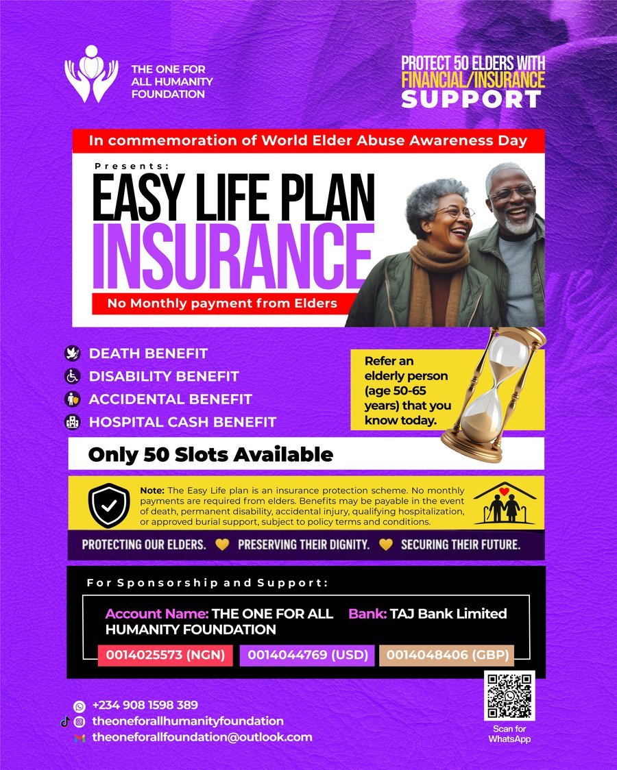 Easy Life Plan Insurance flyer